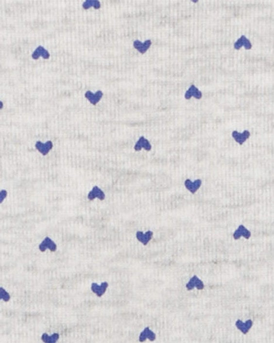 Carter's Set 5 mamelucos azul mariposa - Talla 6m 12m 18m