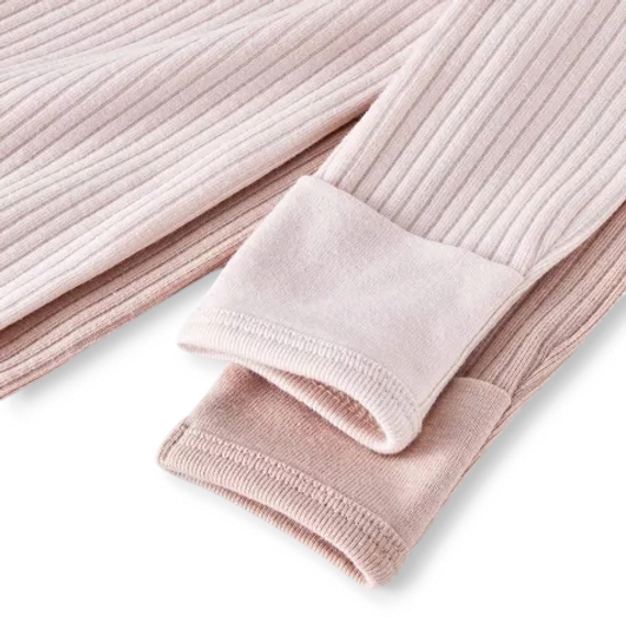 Cloud Island set 2 pijamas rosa pie cerrado doble zipper - Talla 3a6 meses