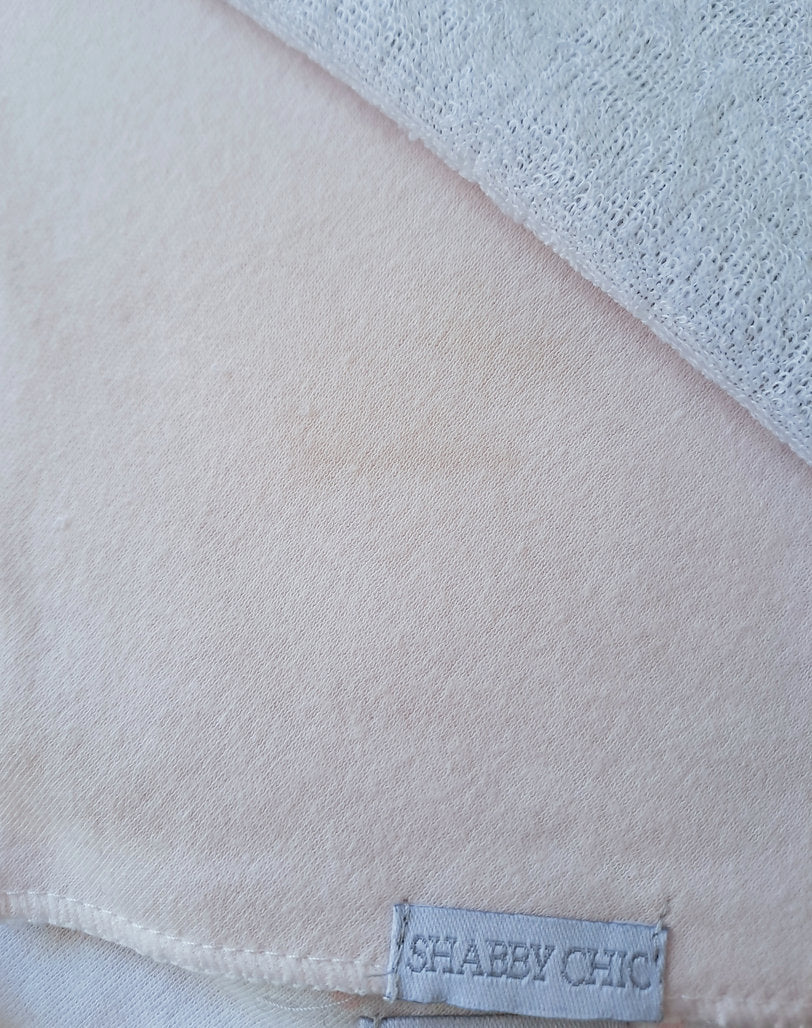 Shaby Chic set 5 bandana/babero verde flores rayas