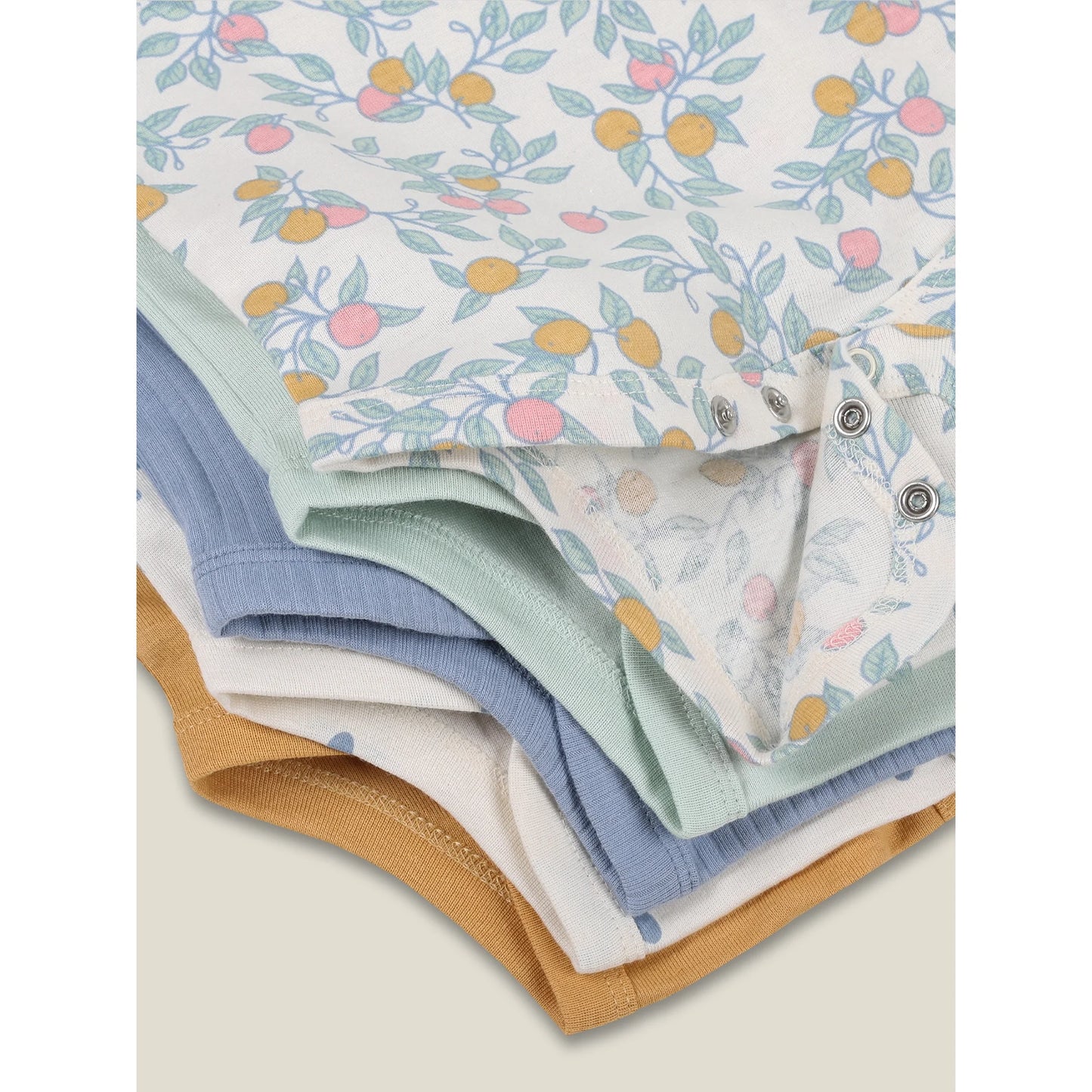 Little Star Orgánic set 5 mamelucos sin mangas - Talla 24 meses