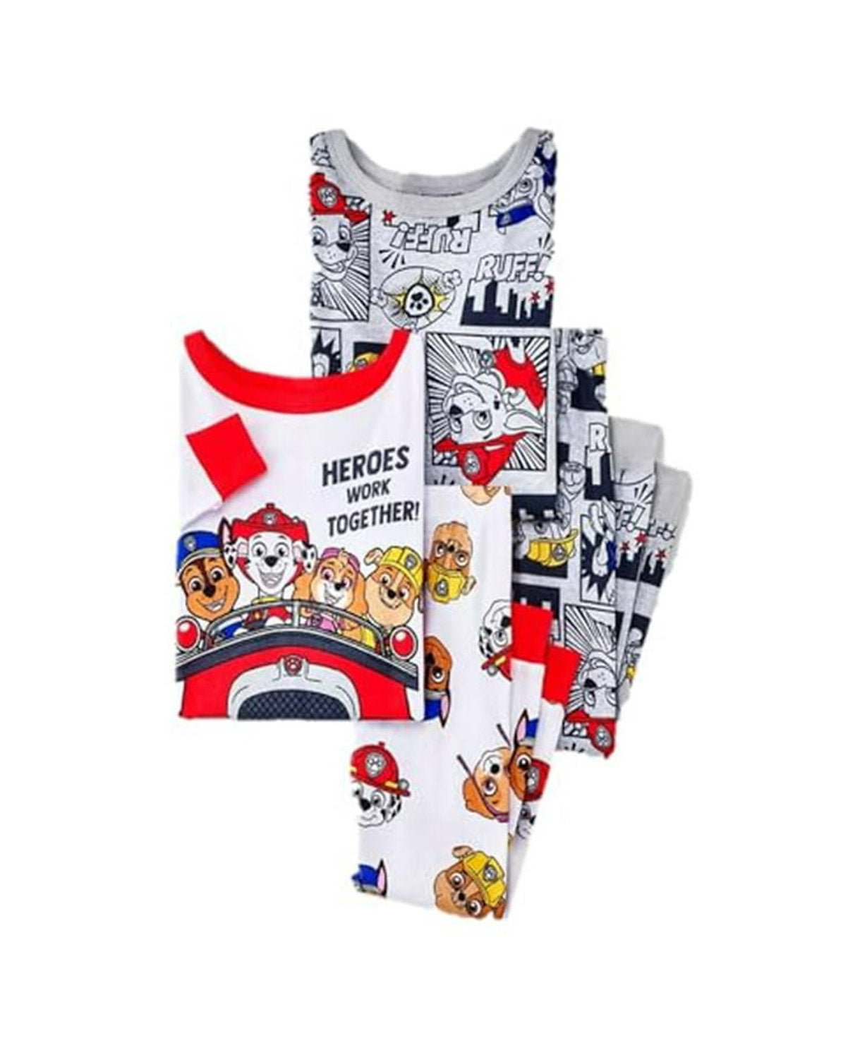 Paw Patrol set 2 pijamas manga larga - Talla 12 meses