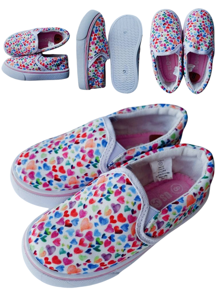 US Sports calzado niña corazones - Talla  8 15cm