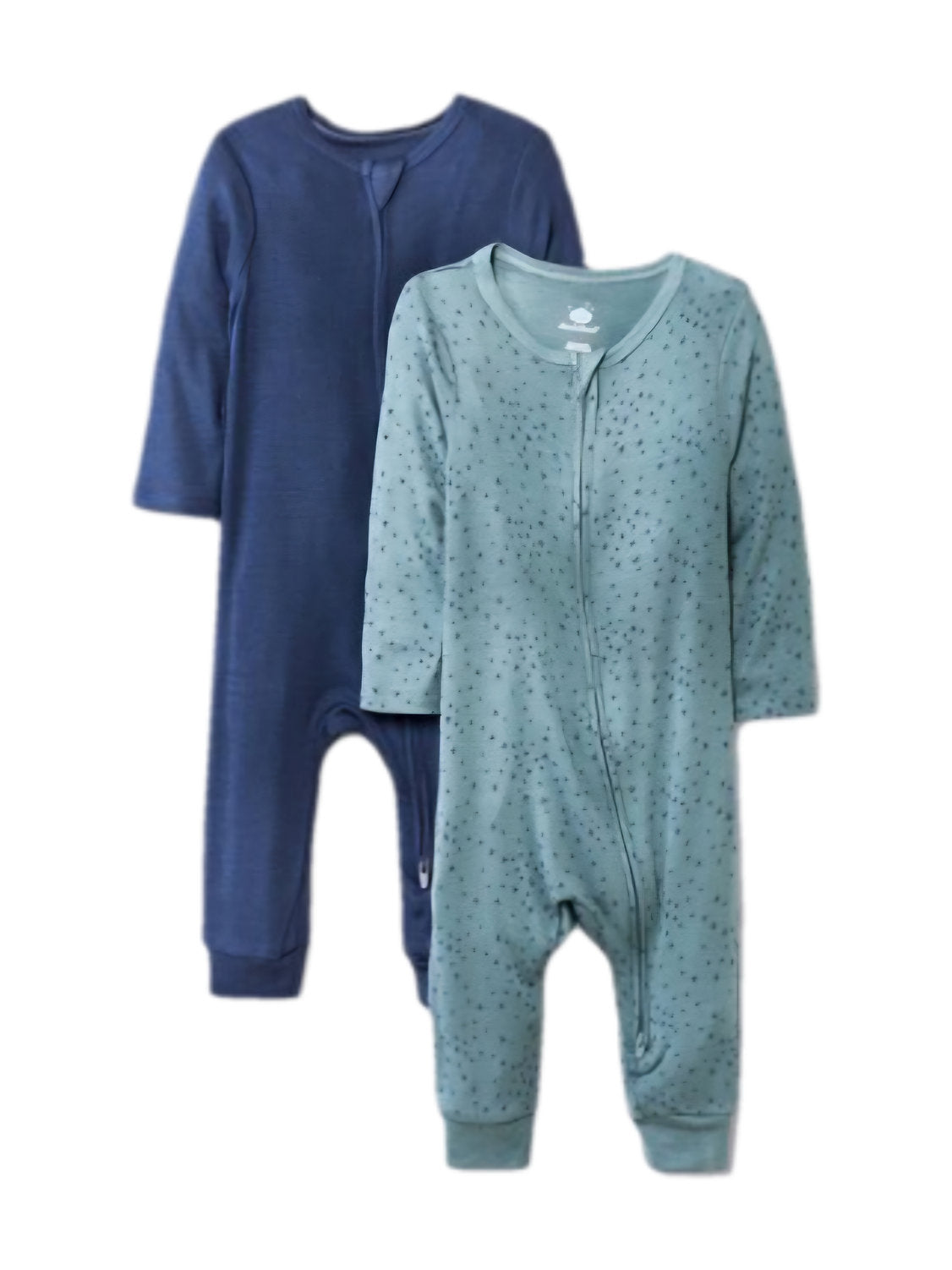 Cloud Island set 2 pijamas pie abierto cierre estrellas tela modal - Talla RN