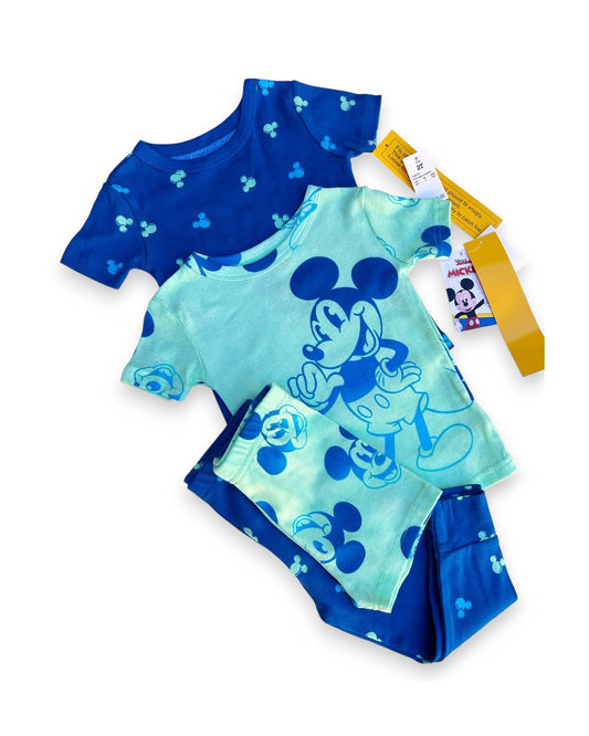 Disney set 2 pijamas manga corta Mickey - Talla 18 meses