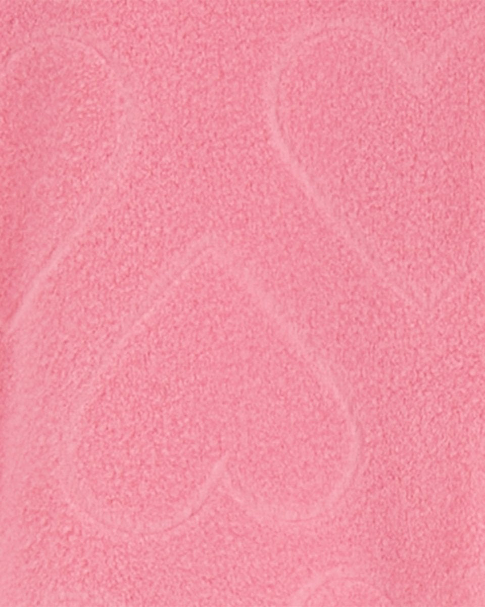 Carter's conjunto 3 piezas abrigo rosa legging mameluco - Talla 18m