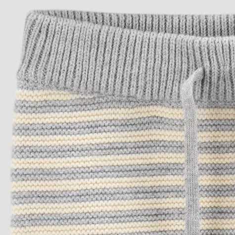 Carter's conjunto 3 piezas gris tejido oso - Talla 12 meses