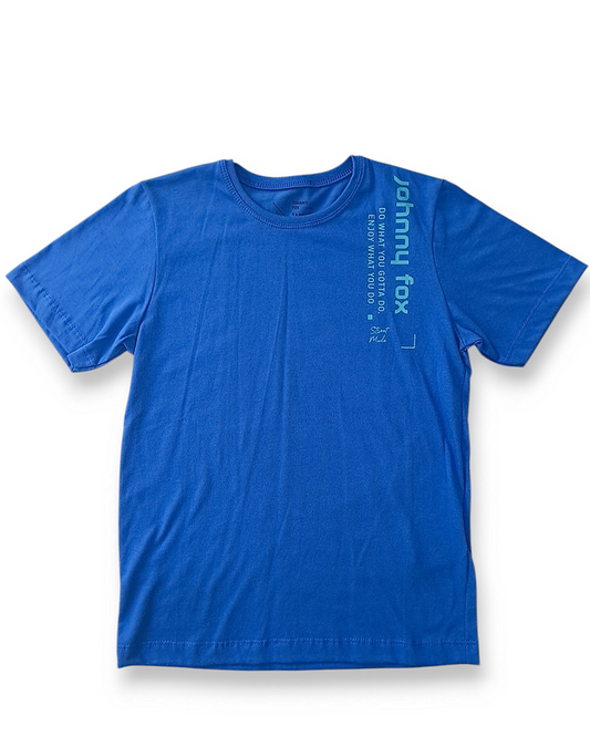 Jhonnie Fox camiseta azul - Talla 18a24m