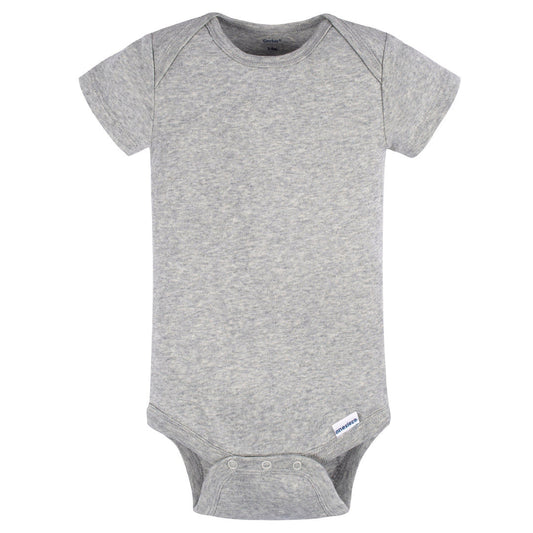 Gerber set 5 mamelucos manga corta gris - Talla 18 meses