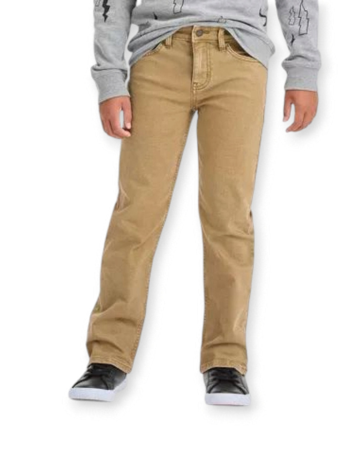 Cat & Jack jean bootcut stretch khaki - Talla 5T