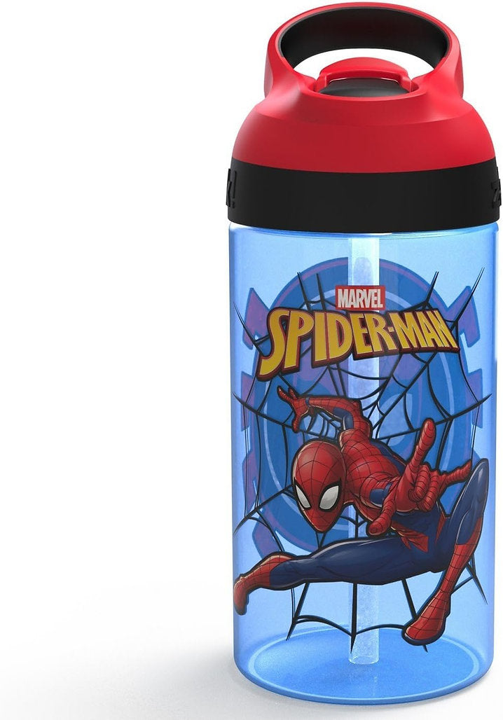 Botella agua azul Spiderman 16oz