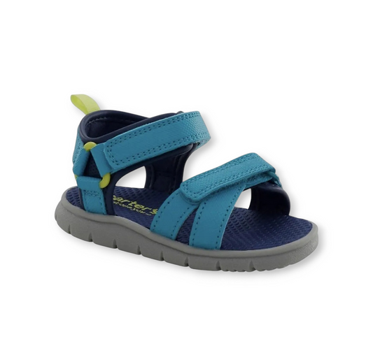 Carter's sandalias baby boy azules - Talla 4 (9 a 12m)