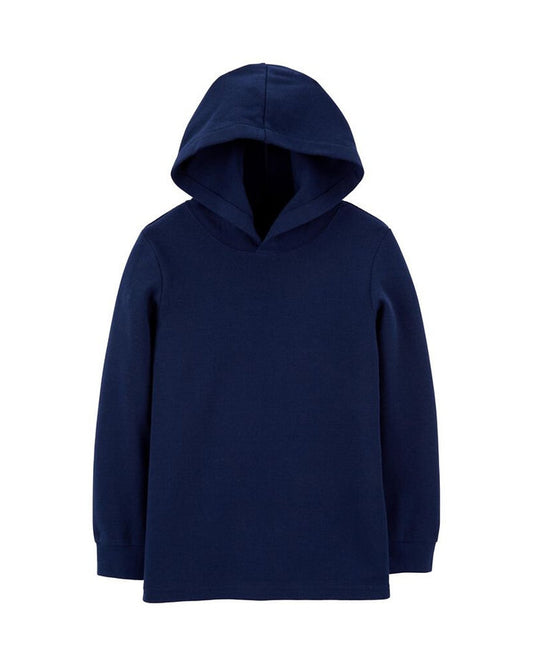 Carters hoodie azul unicolor con capucha - Talla 5T