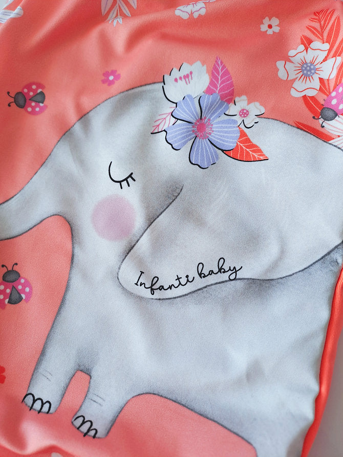 Infanti traje de baño entero elefante - Talla 6-9 meses
