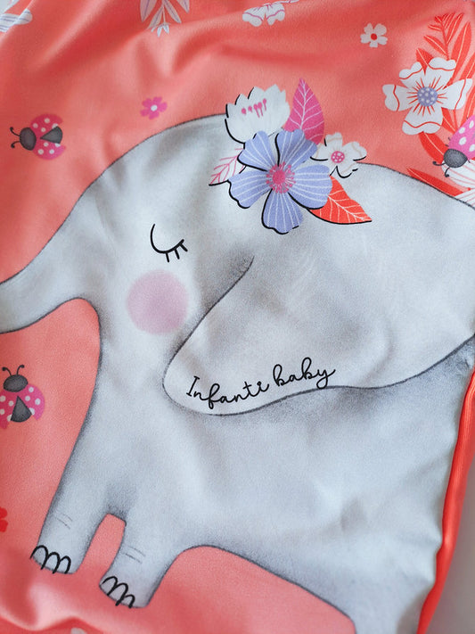 Infanti traje de baño entero elefante - Talla 6-9 meses