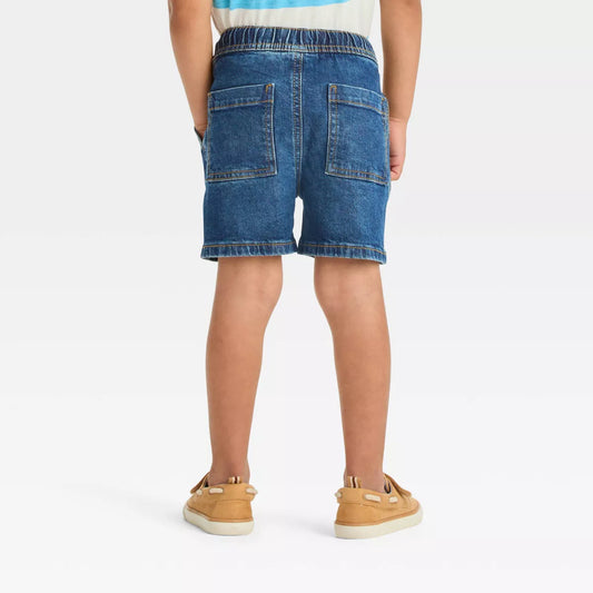 Cat & Jack short mezclilla dark wash - Talla 2T