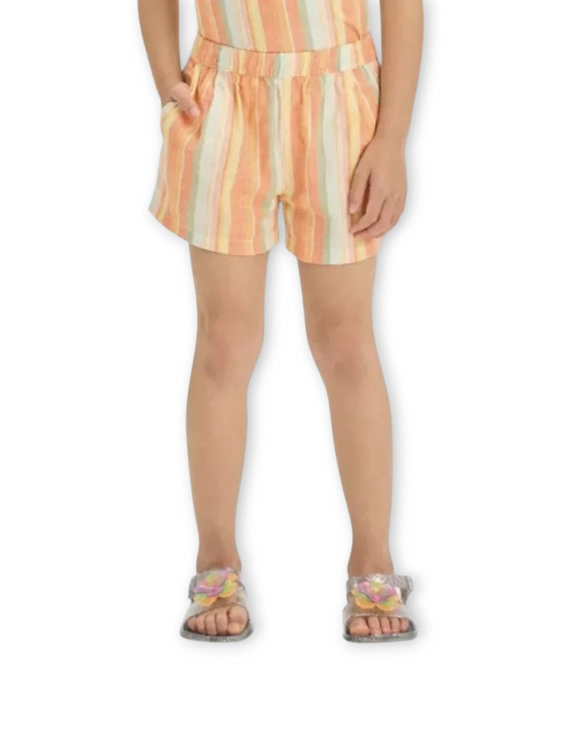 Oshkosh conjunto 2 piezas naranja rayas - Talla 18 meses