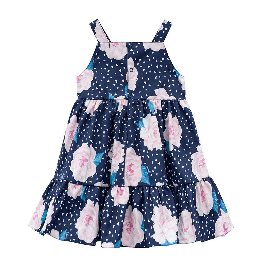 Infanti vestido floral con panty - Talla 6a9meses