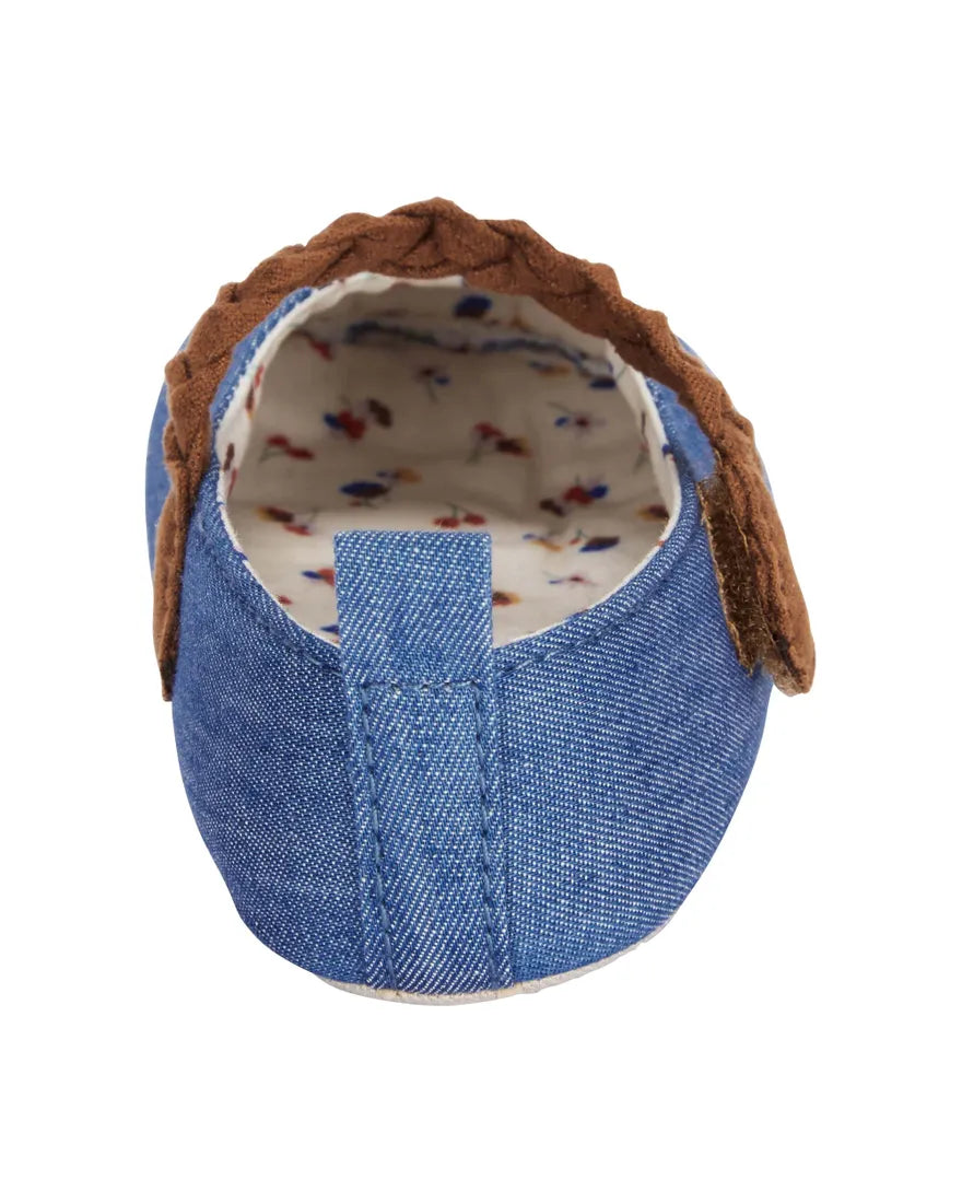 Carters zapato chambray  - Talla 3a6m 9a12m