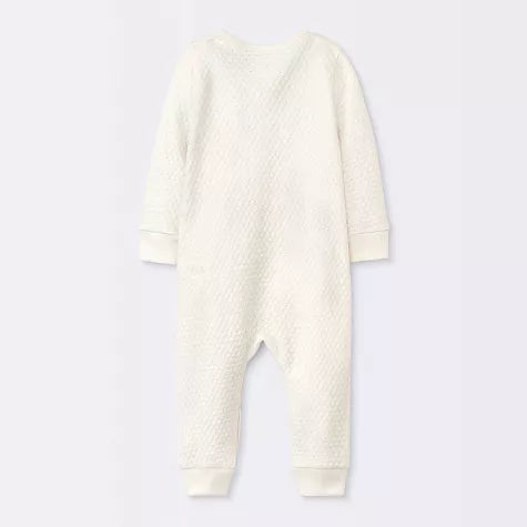 Cloud Island romper largo blanco botones - Talla 3a6 meses
