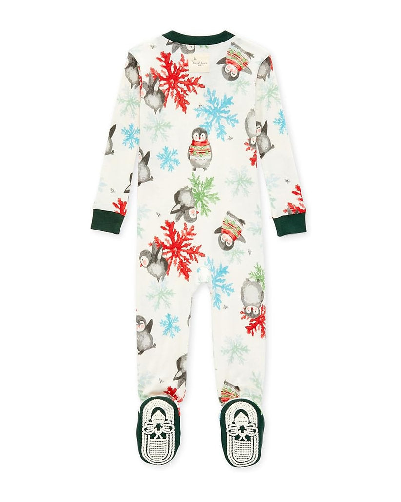 Burt's Bees Baby pijama navidad pies - Talla 3a6 meses