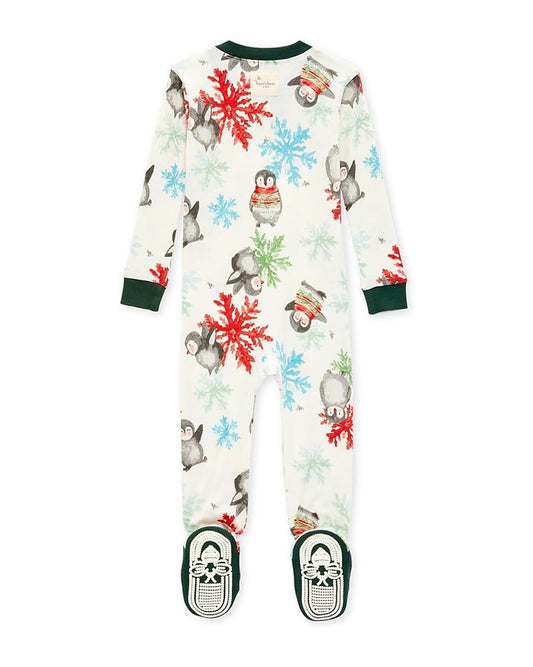 Burt's Bees Baby pijama navidad pies - Talla 3a6 meses
