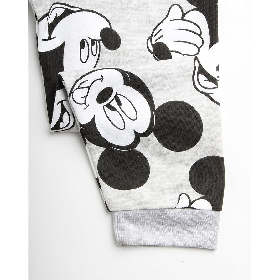 Mickey conjunto abrigo y jogger gris negro - Talla 4T