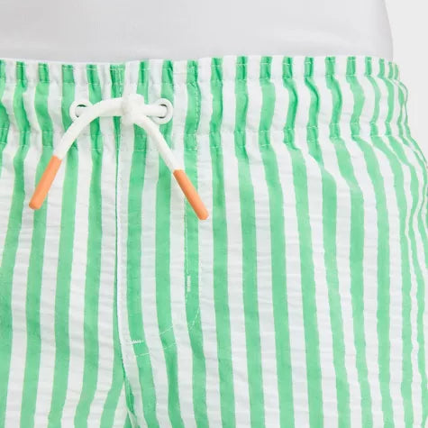 Cat & Jack short verde rayas blancas - Talla 6/7