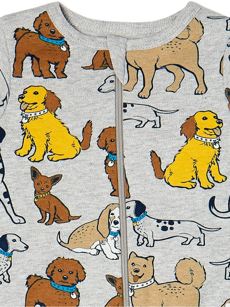 Wonder Nation set 3 pijamas pie cerrado zipper - Talla 3a6 meses