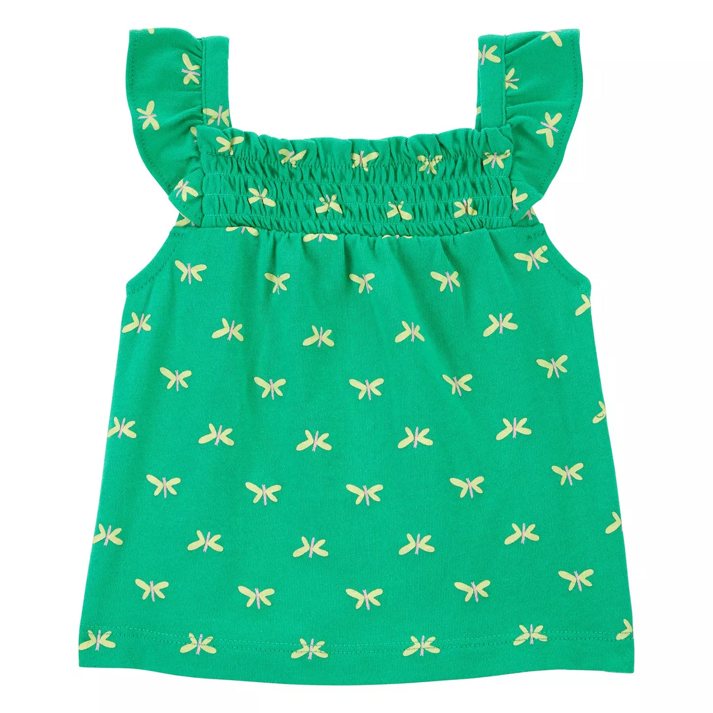Carter's Set 3 piezas calzón y blusa verde y blusa lima - Talla 18m