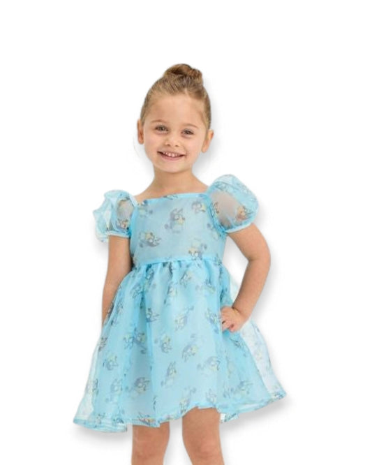 Bluey vestido celeste - Talla 2T