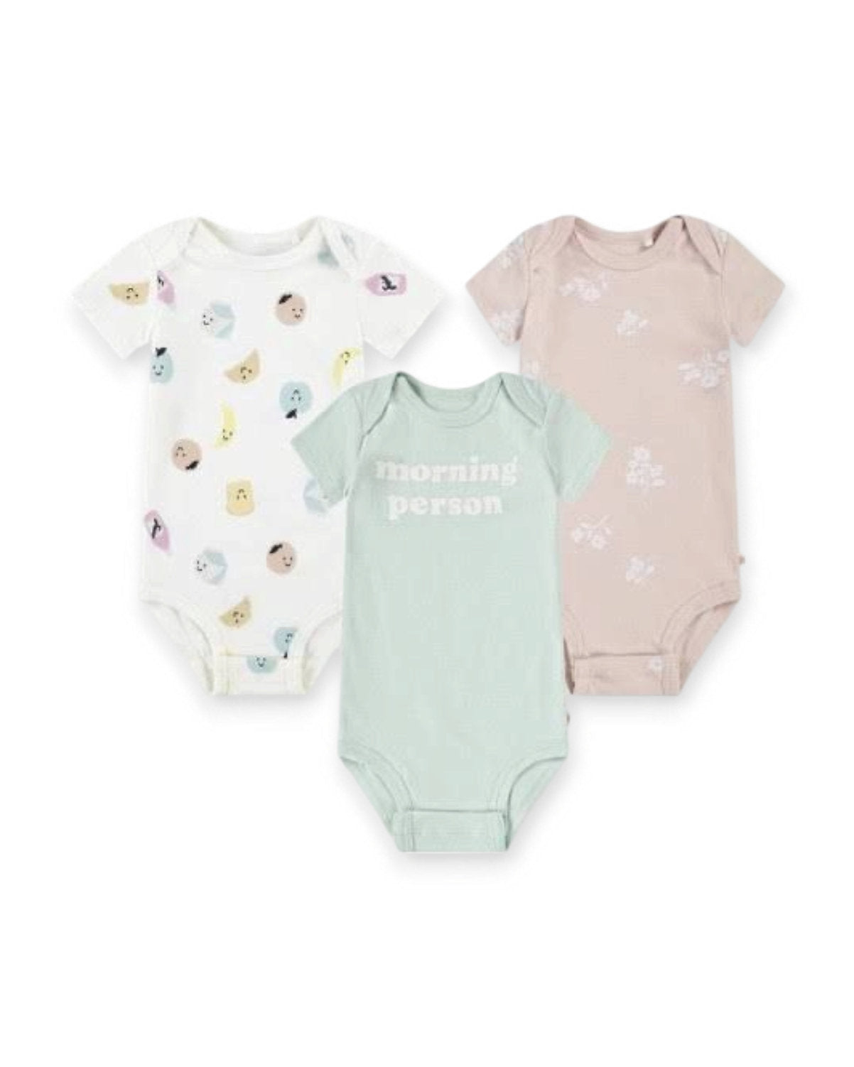 Huggies Baby set 3 mamelucos manga corta - Talla 6 meses