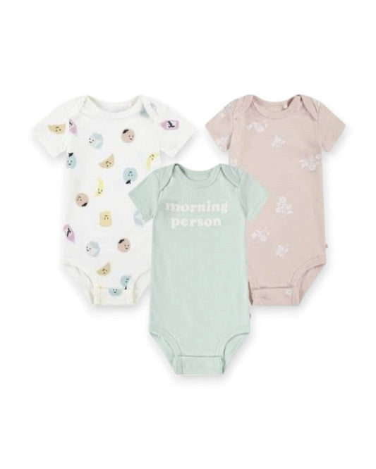 Huggies Baby set 3 mamelucos manga corta - Talla 6 meses