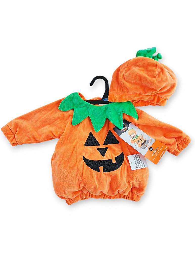 Disfraz Halooween Calabaza con gorro - Talla 6-12 meses