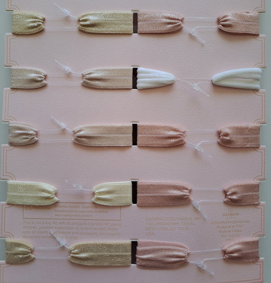 Danbar paleta de 10 diademas pequeñas elástica para cabello