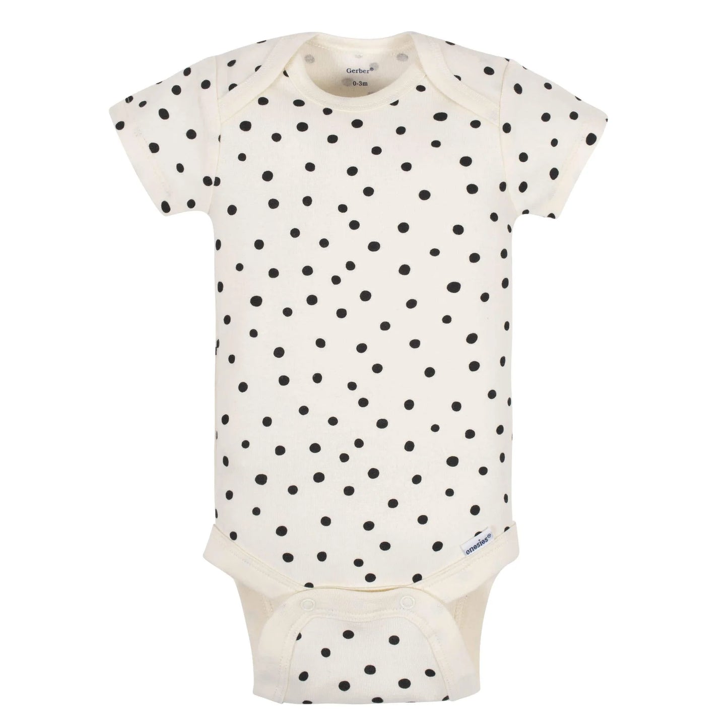 Gerber set 5 mamelucos manga corta flores - Talla 12m