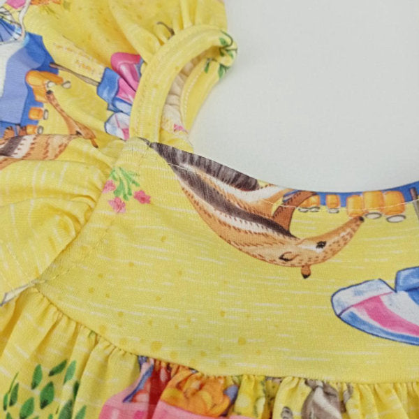 Infanti conjunto amarillo animales - Talla 8