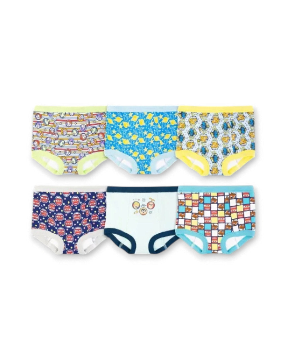 Disney Pixar set 6 calzoncillos entrenadores - Talla 3T