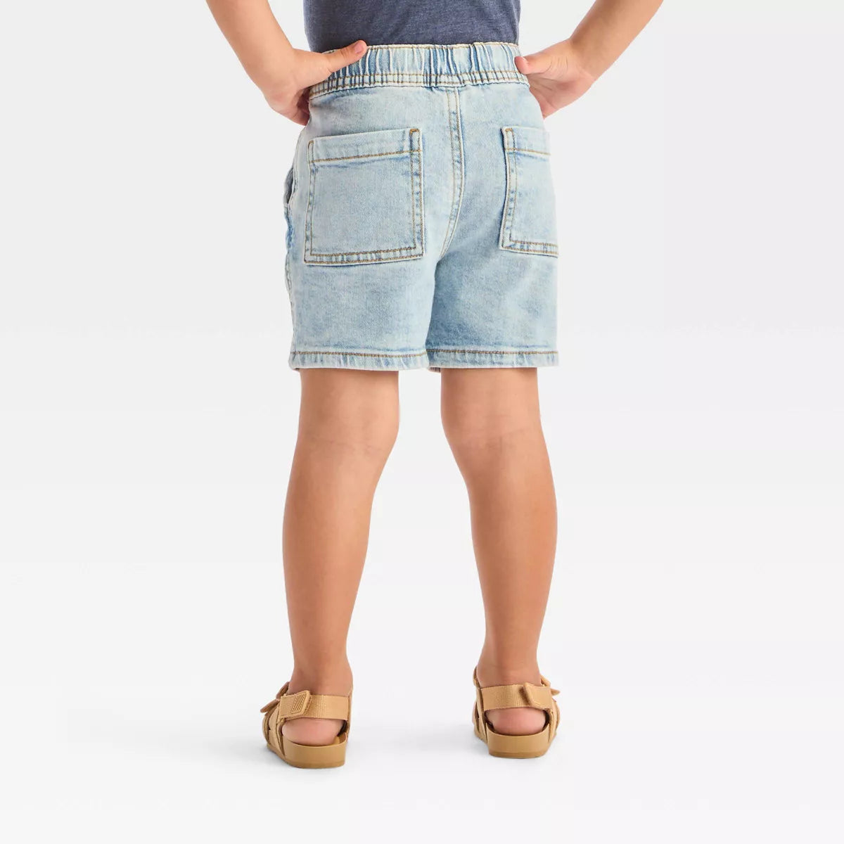 Cat & Jack short mezclilla light wash - Talla 4T