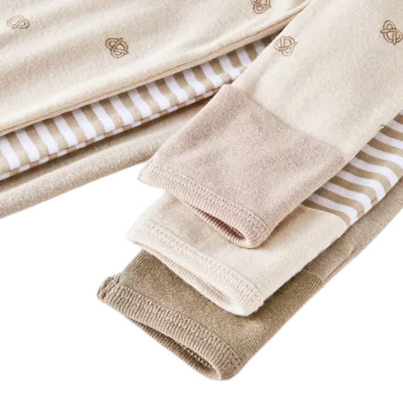 Cloud Island set 3 pijamas pie cerrado doble zipper pretzel unisex - Talla 0a3 meses