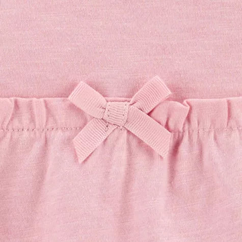 Carter's conjunto legging floreado y blusa rosa - Talla 6 meses