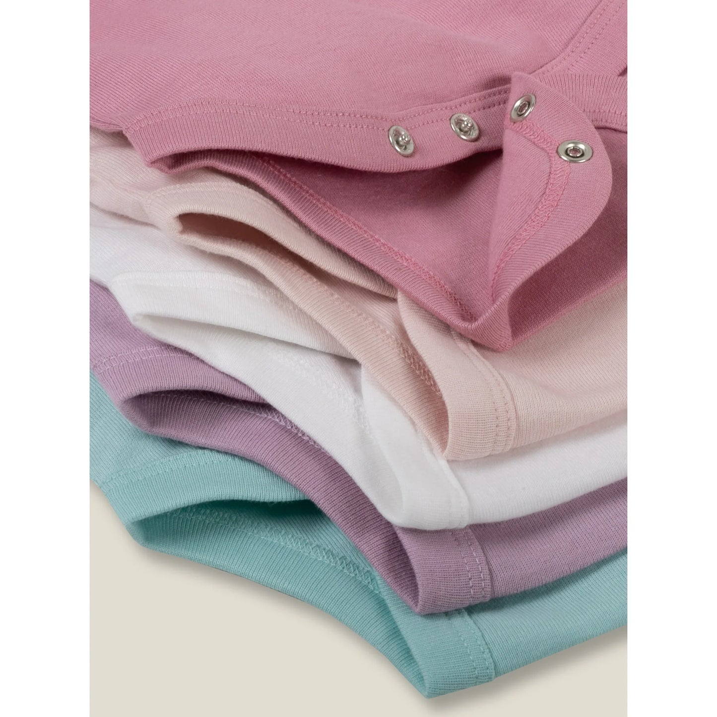 Little Star Organic set 5 mamelucos multicolor - Talla 6a9m