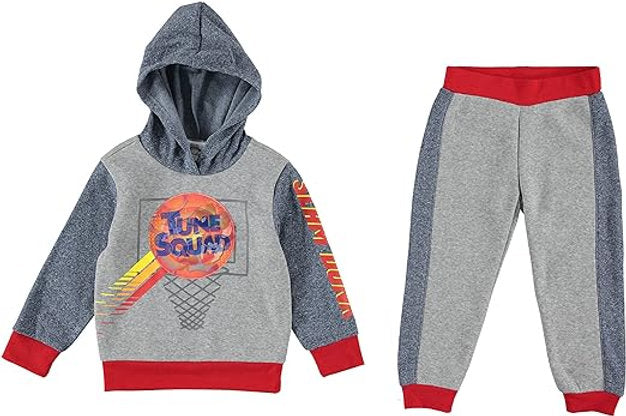 Space Jam conjunto jogger y sueter manga larga Tube Squad - Talla 4T