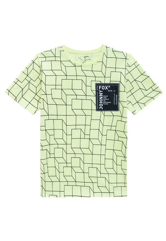 Jhonnie Fox camiseta neon - Talla 4T