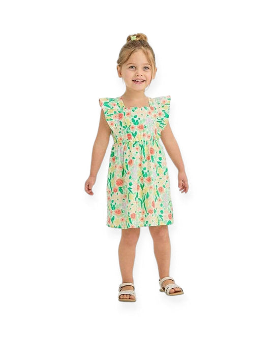Cat & Jack vestido flores - Talla 3T