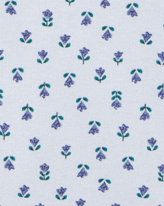 Carter's Set 5 mamelucos azul mariposa - Talla 6m 12m 18m