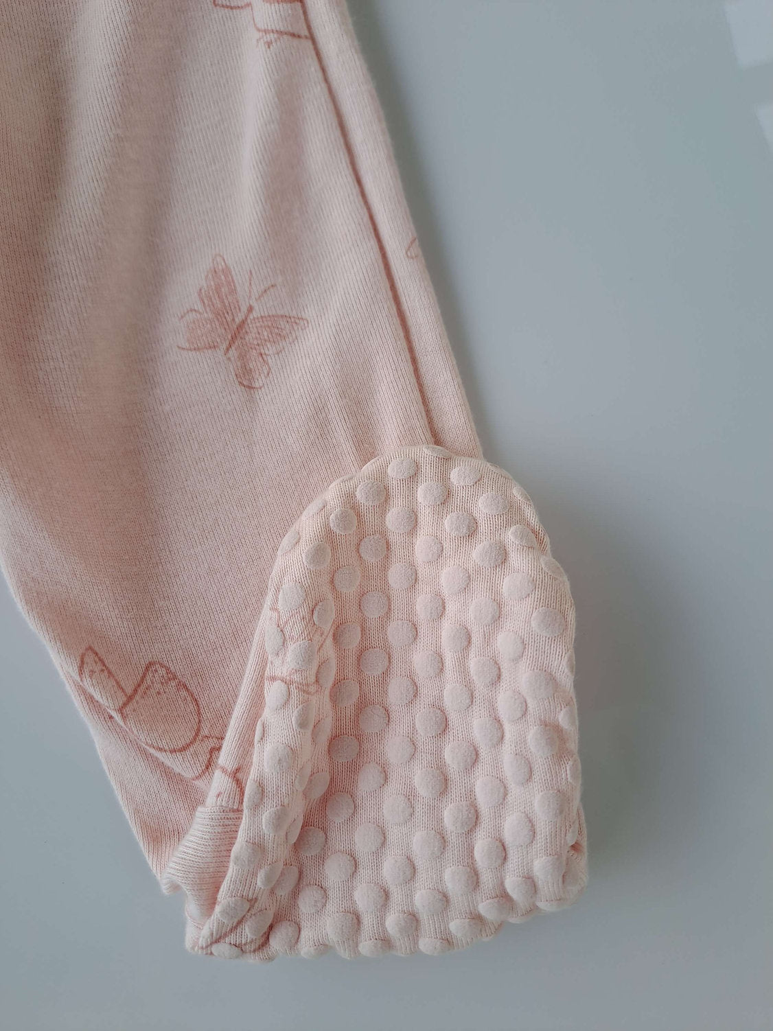 Anko Baby pijama rosa pie cerrado zipper - Talla 12-18 meses