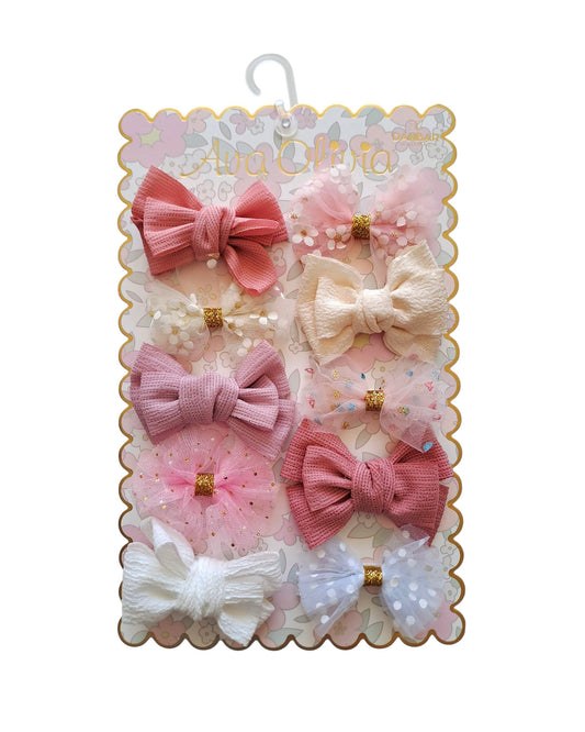 Danbar paleta de 10 pinzas pequeñas para cabello