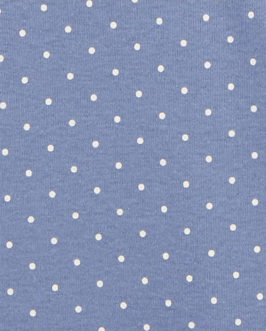 Carter's Set 5 mamelucos azul mariposa - Talla 6m 12m 18m