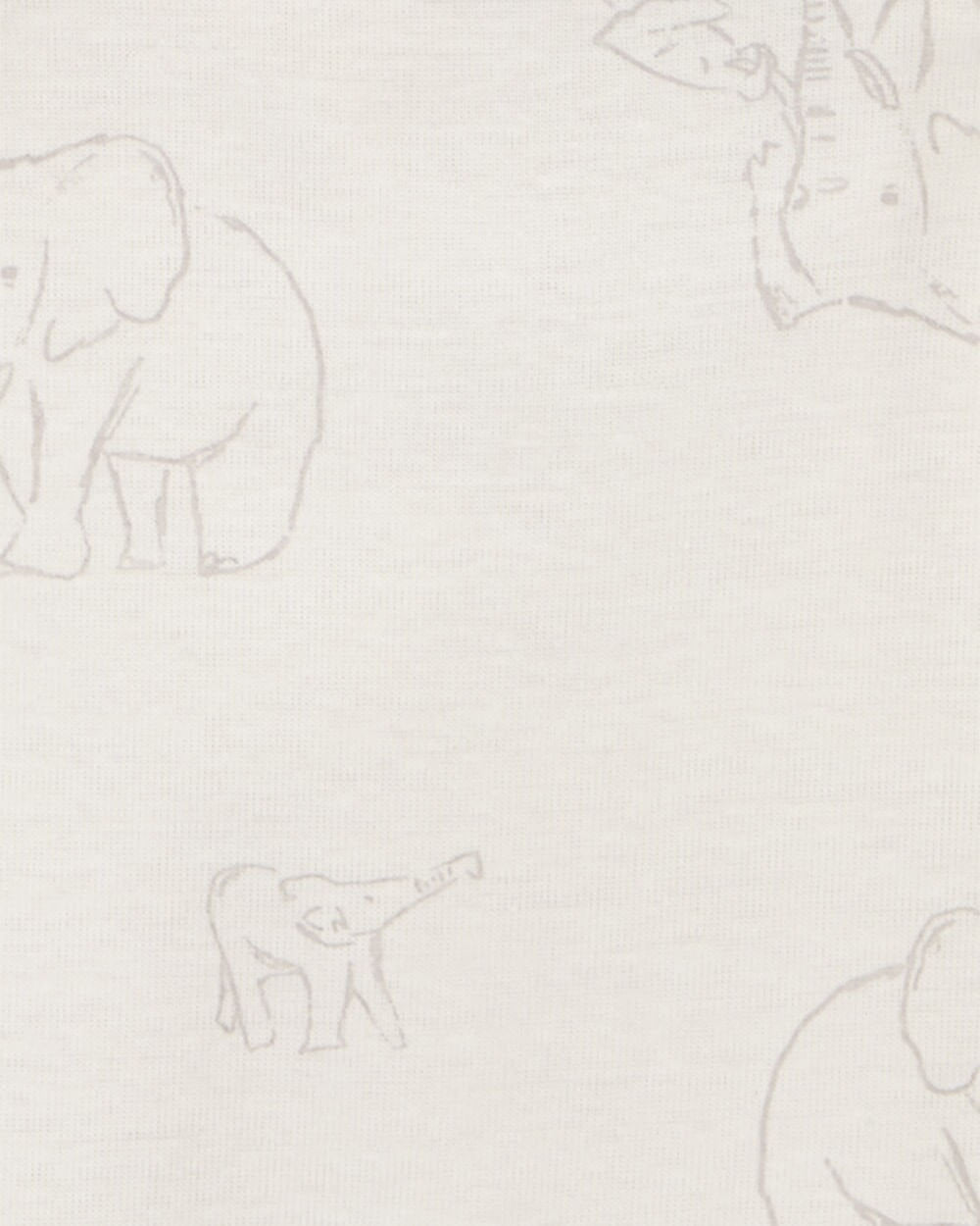 Carter's Set 5 mamelucos manga corta elefante unisex - Talla 12m 18m 24m