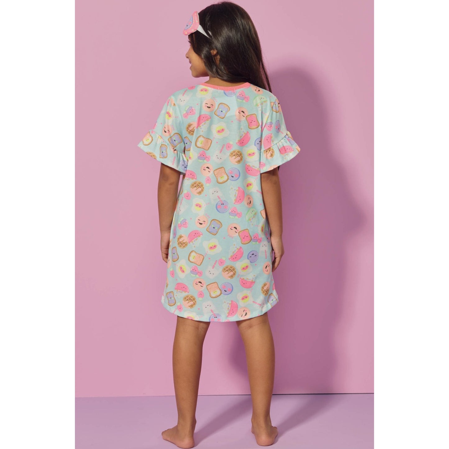 Infanti pijama manga corta dulces antifaz - Talla 6